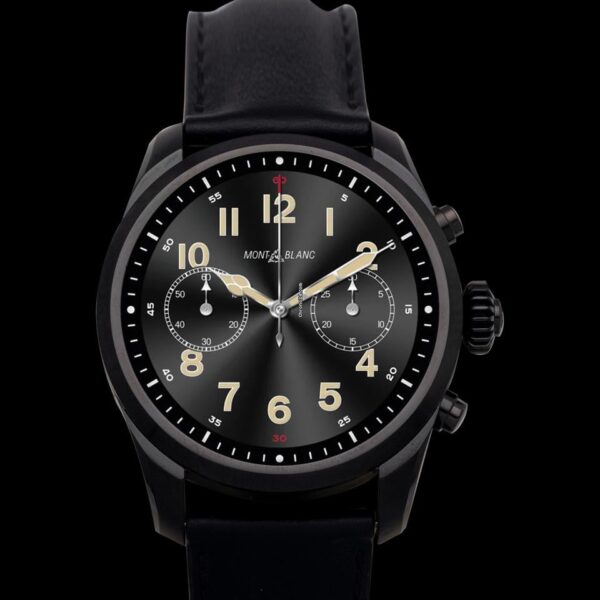 Quartz Black Dial Stainless Steel Men's Watch 4