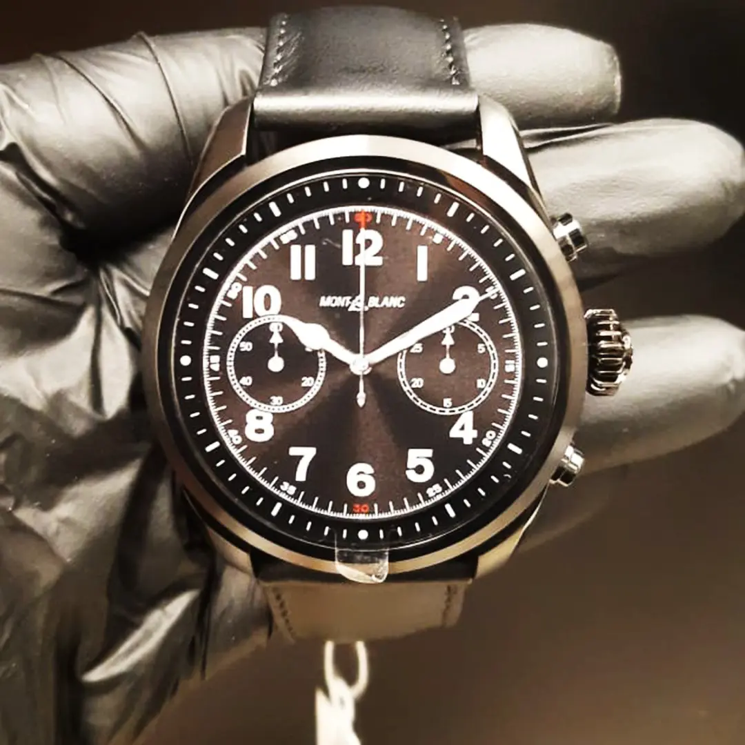 Montblanc – Summit 2 Quartz Black Dial Relógio Masculino Aço